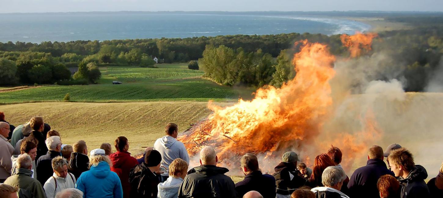 Sankt Hans | Bål | Høve Bylaug | 2025 | Odsherred | Sjælland | Danmark