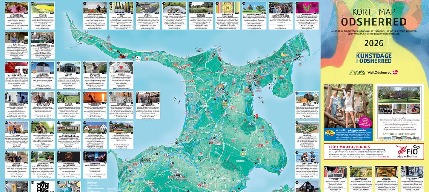 Kunstdage i Odsherred | Kunstkort | Oplevelseskort | Odsherred | Sjælland | Danmark