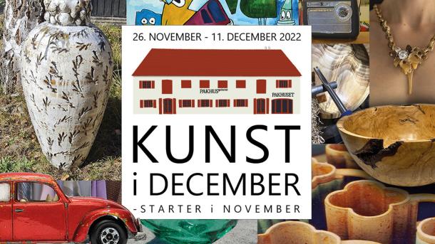 Kunst i december | 2022 | Markedsdage | Workshop | PakhusGalleriet | Nykøbing | Sjælland | Danmark