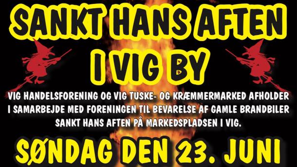 Sankt Hans | Bål | Vig | Markedspladsen | 2024 | Odsherred | Sjælland | Danmark