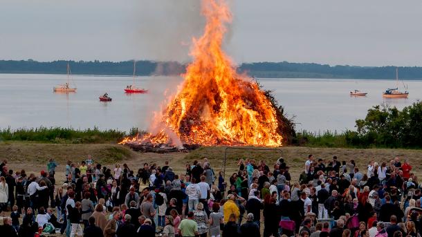 Sankt Hans | Bål | Anneberg Kulturpark | 2024 | Odsherred | Sjælland | Danmark