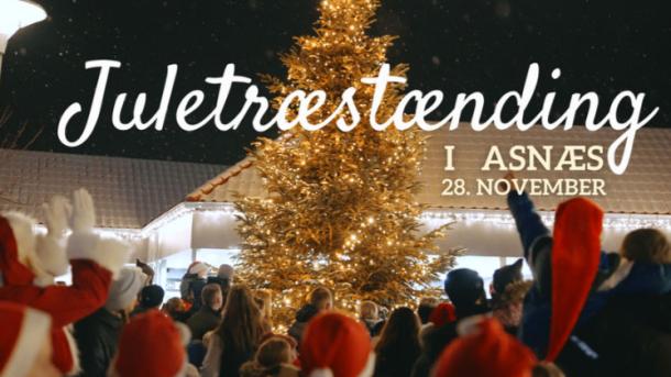 Juletræet tændes | Asnæs Centret | 2025 | Odsherred | Sjælland