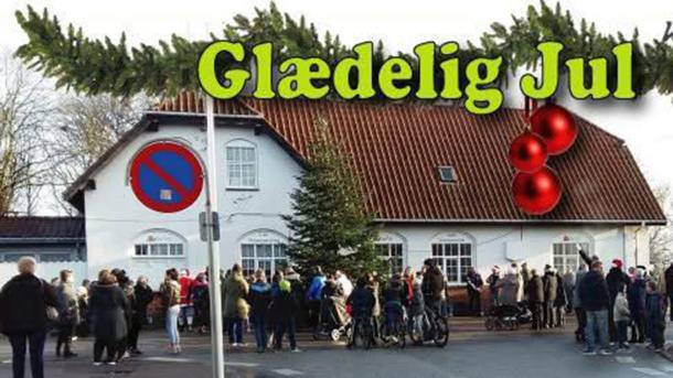 Juletræstænding | Hørve Station | Odsherred | Sjælland | Danmark