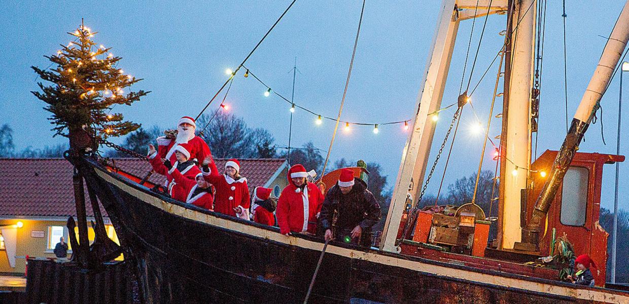 Julemanden ankommer til Rørvig | Det sker | Julehygge | Odsherred | Sjælland | Danmark