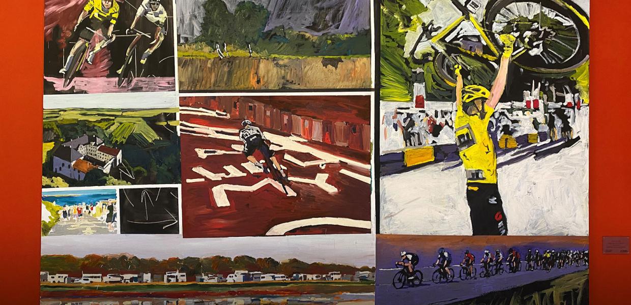 Vinterferie | Odsherred | 2023 | Tour de France-maleri | Kunst | Uge 7 | Sjælland | Danmark