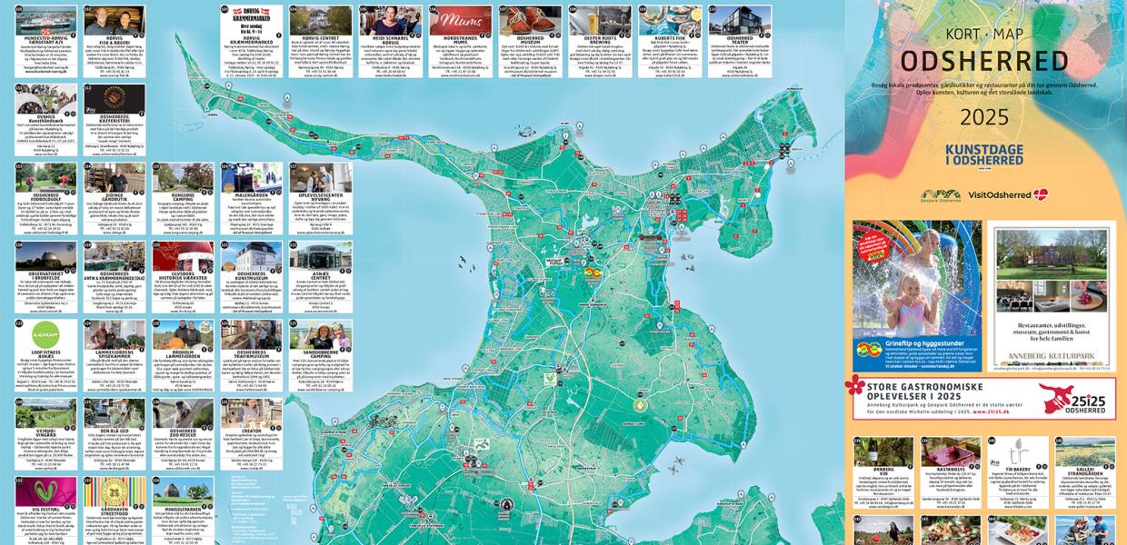 Kunstdage i Odsherred | Kunstkort | Oplevelseskort | Odsherred | Sjælland | Danmark