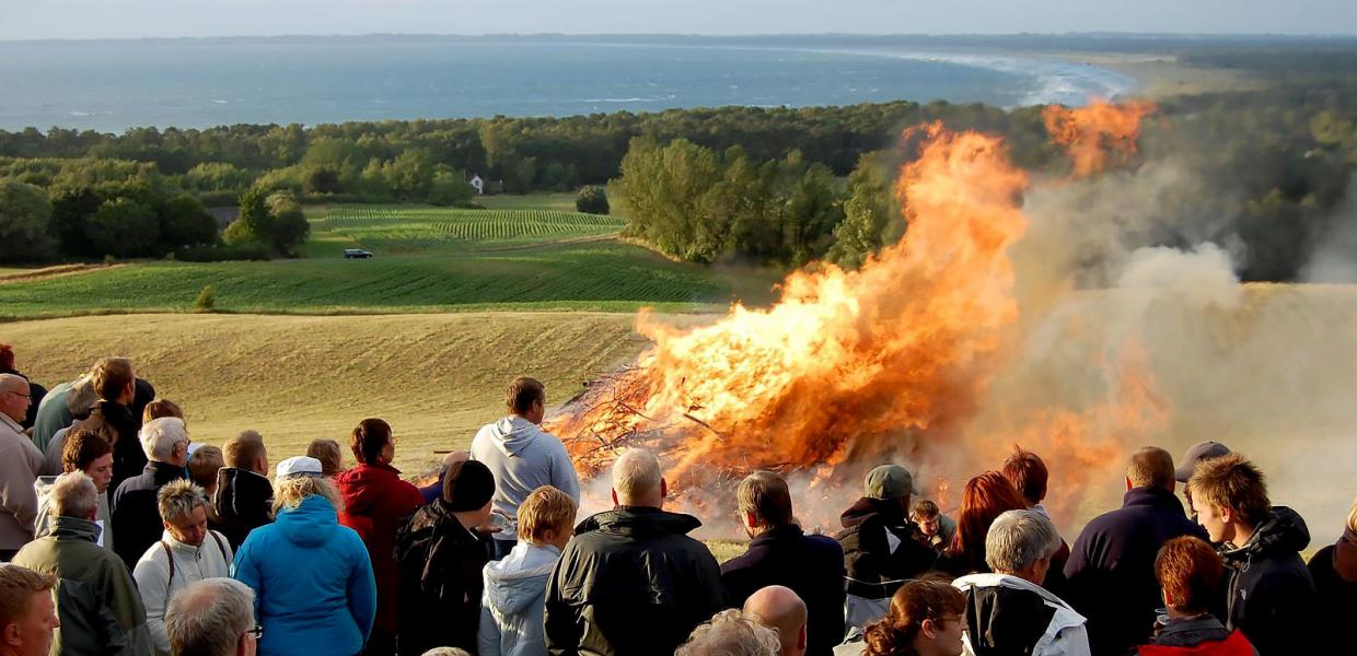 Sankt Hans | Bål | Høve Bylaug | 2025 | Odsherred | Sjælland | Danmark