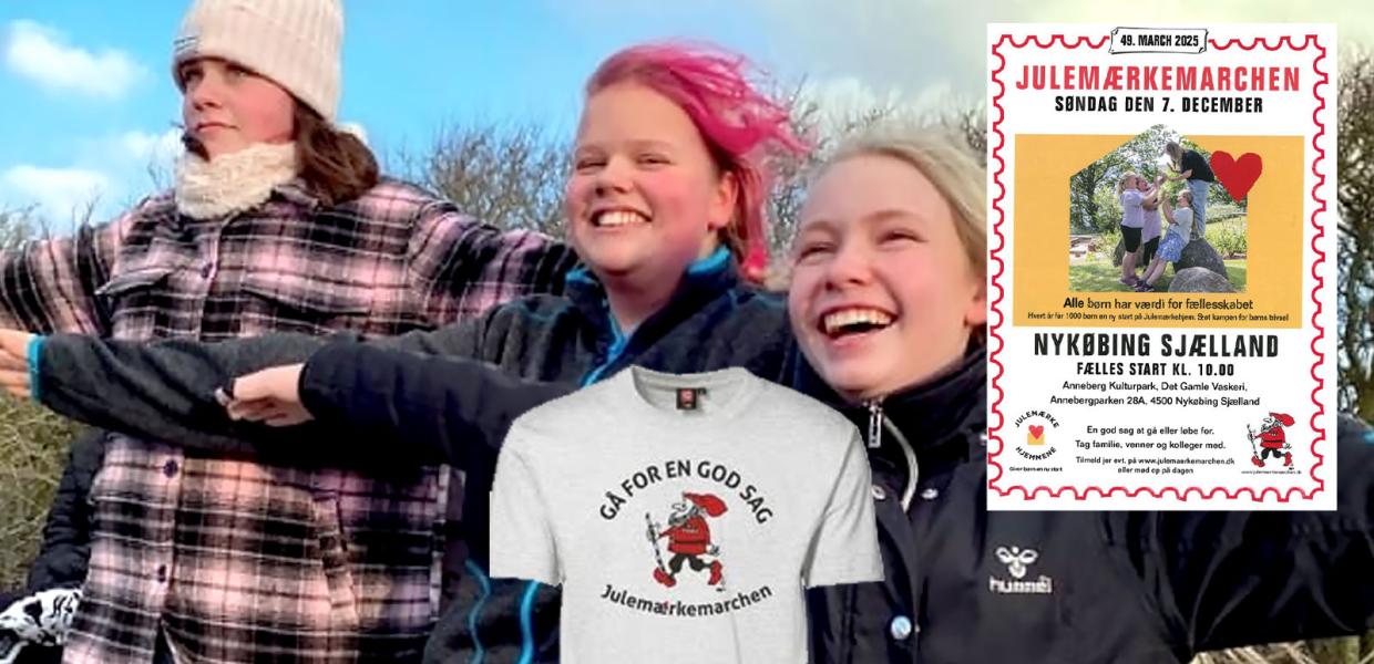 Julemærkemarchen | Støt Danmarks Julemærkehjem | Nykøbing Sjælland | Odsherred | Danmark