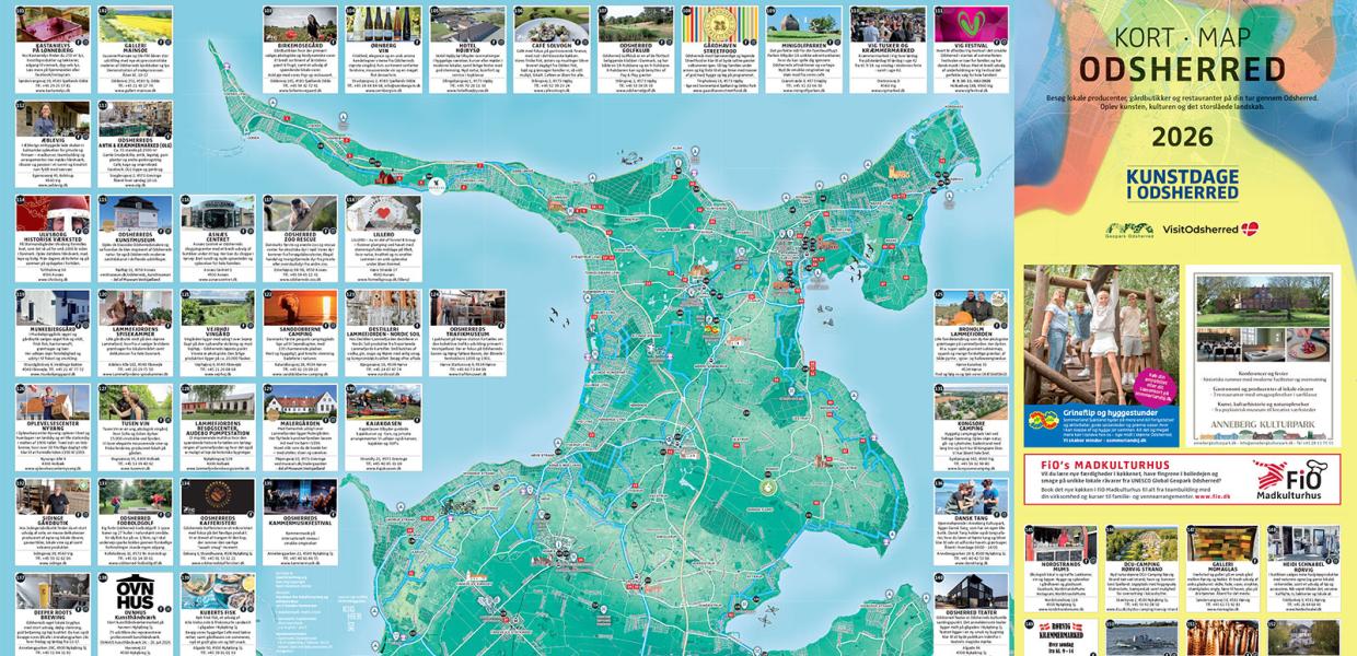 Kunstdage i Odsherred | Kunstkort | Oplevelseskort | Odsherred | Sjælland | Danmark