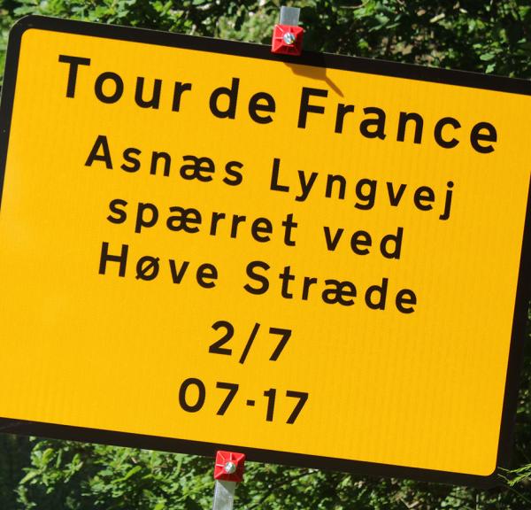 Trafik | Trafikinformation | Afspærringer | Tour de France | 2022  | Odsherred Kommune